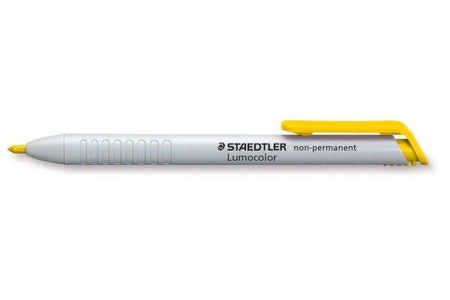 Staedtler, Staedtler Trockenmarker 768N-1 768N-1 Gelb 0.4 mm 1 St./Pack., Staedtler Lumocolor, non-permanent, gelb, 768N-1