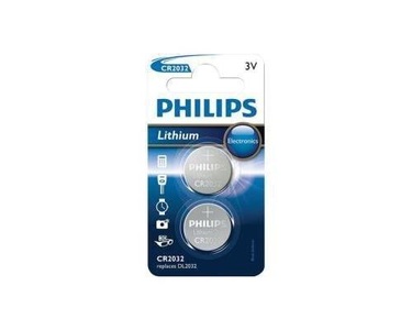 Philips, Philips Minicells CR2032P2 - batterie - CR2032 - Li x 2, Philips Knopfzelle Lithium CR2032 2 Stück