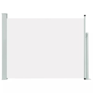vidaXL, vidaXL Ausziehbare Seitenmarkise 140×500 cm Creme, vidaXL Ausziehbare Seitenmarkise 140×500 cm Creme