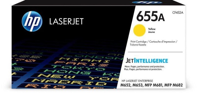 Hp, Original Tonerpatrone yellow HP No. 655A, CF452A, Toner gelb 655A (CF452A)