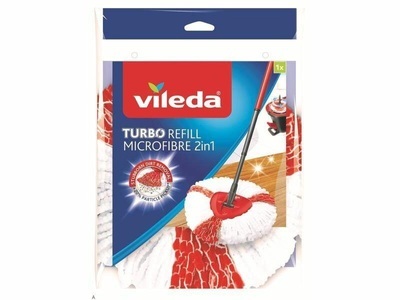 VILEDA, Vileda Easy Wring&Clean Turbo - Bodenwischer Ersatz (Weiss), Vileda Ersatzbezug zu Easy Wring&Clean