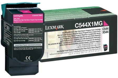 Lexmark, Lexmark R?ckgabe-Tonerkassette, Lexmark Toner C544X1MG Magenta