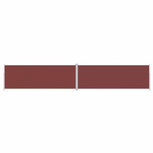 vidaXL, vidaXL Seitenmarkise Ausziehbar Braun 220x1200 cm, vidaXL Seitenmarkise Ausziehbar Braun 220x1200 cm