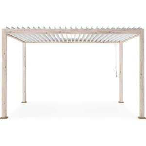 mutoni lifestyle, Gartenpavillon Ocean Rustik weiss 300x400, Gartenpavillon Ocean Rustik weiss 300x400