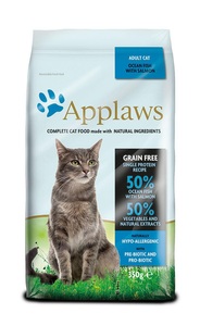 Applaws, Applaws Cat Ozean Fisch mit Lachs 350g, Applaws Trockenfutter Adult mit Lachs (350g)
