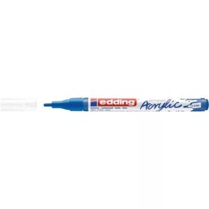 edding, EDDING Acrylmarker 5300 1-2mm 5300-903 enzianblau sdm, Edding Acrylmarker 5300, 1-2mm, enzianblau sdm, 5300-903