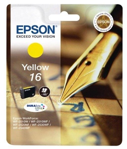 Epson, Epson C13T16244010 - Tintenpatrone, Epson Tintenpatrone, gelb, T162440, (165 Seiten)
