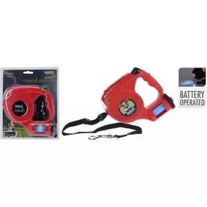 Koop, Hundeleine mit Kotbeutelhalter und Taschenlampe, Dogs collection Outdoor - Auszug-Hundeleine, One Size