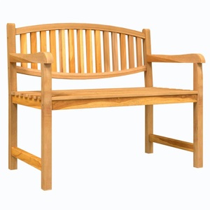 vidaXL, vidaXL Gartenbank 114x59x87 cm Massivholz Teak