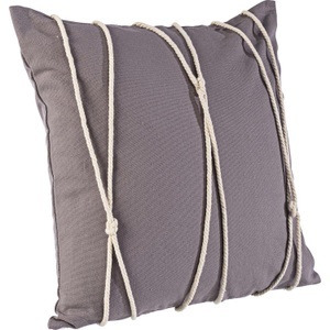 Bizzotto, Bizzotto - Kissen Rope - 45 x 45 cm - Taupe, Kissen Rope Taupe 45x45