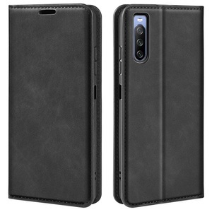 Cover-Discount, Sony Xperia 10 IV - Stand Flip Case Hülle, Cover-Discount - Sony Xperia 10 IV Stand Flip Case Hülle, Weiss Bunt