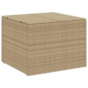 vidaXL, vidaXL Gartentruhe Beige 291L Poly Rattan, vidaXL Gartentruhe Beige 291L Poly Rattan
