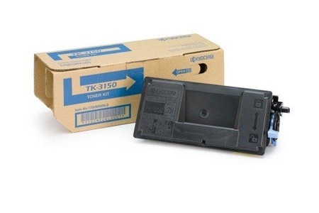 Kyocera, Kyocera Toner TK-3150 1T02NX0NL0 Original Schwarz 14500 Seiten, Kyocera Toner, schwarz, TK-3150, (14'500 Seiten)