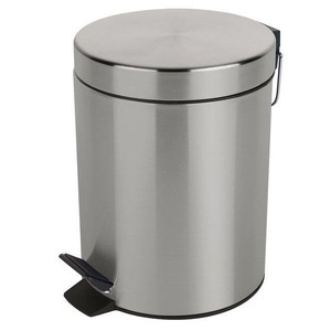 Spirella, Spirella Treteimer 3L Sydney brushed, Spirella Treteimer Sydney Mattsilber | 17.5 × 22 × 25.5 | 3 l