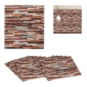 B2X, B2X - 10 Wandpaneele Steinmauer, pieces, B2X - 10 Wandpaneele Steinmauer, Stück