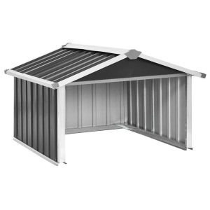 vidaXL, vidaXL Rasenmäher Garage 92x97x63 cm Verzinkter Stahl Anthrazit, vidaXL Rasenmäher Garage 92x97x63 cm Verzinkter Stahl Anthrazit
