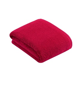 Vossen, Vegan Life Badetuch Vegan Life Badetuch, VOSSEN - Vegan Life Badetuch, 100x150 cm, Purpurrot