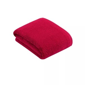 Vossen, Vegan Life Badetuch Vegan Life Badetuch, VOSSEN - Vegan Life Badetuch, 100x150 cm, Purpurrot