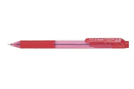 Pentel, PENTEL Kugelschreiber E-Ball 1mm BK130-BO rot