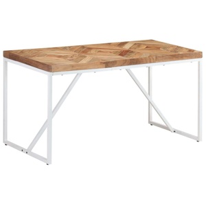 vidaXL, vidaXL Esstisch 140x70x76 cm Massivholz Akazie und Mango