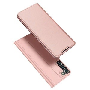 Dux Ducis, Dux Ducis - Samsung Galaxy S22+ Plus 5G Flip Wallet Cover Leder Tasche - Roségold