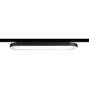 Paulmann, Paulmann EEK: LED (A++ - E) Hochvolt-Schienensystem-Leuchte URail fest eingebaut 7 W LED Schwarz (matt), Chrom, Paulmann LED Panelleuchte URail Loop, 7 W, 2700 K, Schwarz