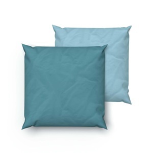 Lotus Bettwaren, Lotus Bettwäsche Bambus Doubleface Lotus Bettwäsche Bambus Doubleface, Lotus Bettwaren - Bettwäsche Bambus Doubleface, 65x65cm, Ozeangrün