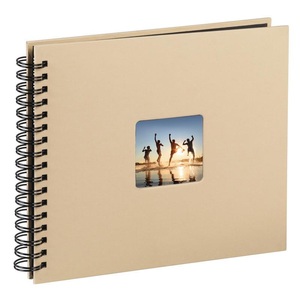 undefined, Hama 00010609 Foto Album u. Sichtbuch, Hama Spiralalbum Fine Art, 360 x 320mm, taupe, 10609, (25 Blatt)