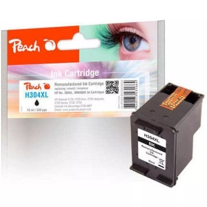 Peach, Peach Druckkopf schwarz kompatibel zu HP No. 304XL bk, N9K08AE, Peach HP 304 XLbk Druckkopf XL bk ersetzt HP No. 304XL bk, N9K08AE für z.B. HP DeskJet 3720, HP DeskJet 3750, HP DeskJet 3730, HP DeskJet 3732