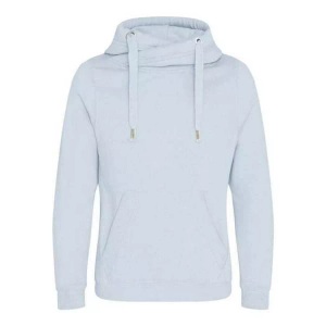 Awdis, Cross Neck Kapuzenpullover Unisex Himmelblau XS, AWDis - Cross Neck Kapuzenpullover, für Herren, Himmelblau, Größe XS