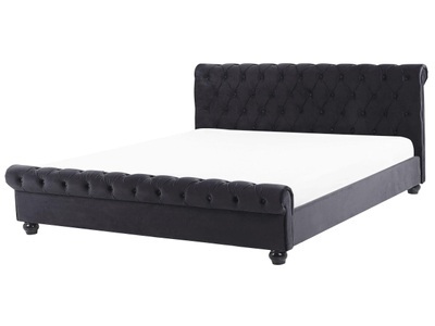 Beliani, Wasserbett Aus Samtstoff Glamourös Avallon Unisex, 