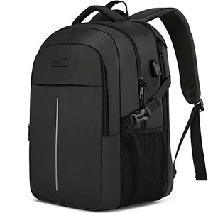 Only-bags.store, Großer Laptop-rucksack Laptop-tasche Für Die Schule Arbeit Mit Usb-ladeanschluss Wasserdicht Unisex Schwarz ONE SIZE, Only-bags.store - Großer Laptop-Rucksack Laptop-Tasche für die Schule Arbeit mit USB-Ladeanschluss Wasserdicht, One Size, Schwarz