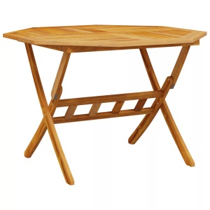 vidaXL, vidaXL Gartentisch Klappbar Ø110x75 cm Massivholz Akazie
