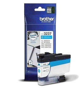 Brother, Brother Tinte LC-3237C Cyan, Brother Tintenpatrone, blau, LC-3237C, (1'500 Seiten)