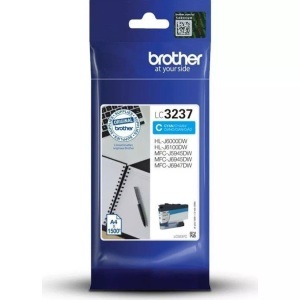 Brother, Brother Tinte LC-3237C Cyan, Brother Tintenpatrone, blau, LC-3237C, (1'500 Seiten)