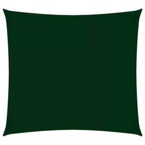 vidaXL, vidaXL Sonnensegel Oxford-Gewebe Quadratisch 4,5x4,5 m Dunkelgrün, vidaXL Sonnensegel Oxford-Gewebe Quadratisch 4,5x4,5 m Dunkelgrün