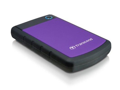 Transcend, Transcend StoreJet 25H3 Externe Festplatte 6.35 cm (2.5 Zoll) 2 TB Purple USB 3.0, Transcend StoreJet® 25H3 2 TB Externe Festplatte 6.35 cm (2.5 Zoll) USB-A (USB 3.2 Gen 1) Purple TS2TSJ25H3P