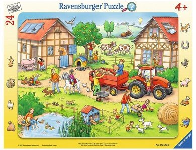 Ravensburger, Ravensburger Puzzle Mein kleiner, Rahmenpuzzle Ravensburger Mein kleiner Bauernhof 24 Teile
