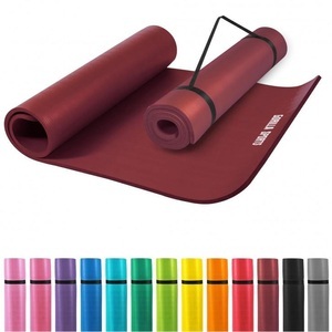 Gorilla sports, Gorilla Sports - Yogamatte DunkelRot 190 x 100 x 1,5 cm, 
