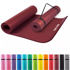 Gorilla sports, Gorilla Sports - Yogamatte DunkelRot 190 x 100 x 1,5 cm, 