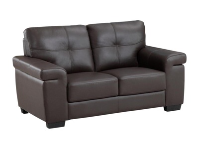 Vente-unique, Ledersofa 2Sitzer HAZEL Ledersofa 2Sitzer HAZEL