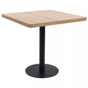 Diverse Hardware, Bistrotisch Hellbraun 80x80 cm MDF, vidaXL Bistrotisch Hellbraun 80x80 cm MDF