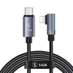 B2X, B2X - USB-C-auf-Lightning-Kabel 1,2 m, 20 W ? Schwarz, One Size