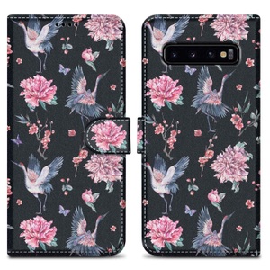 Cadorabo, Hülle für Samsung Galaxy S10 4G Kartenfach, Cadorabo - Hülle für Samsung Galaxy S10 4G Kartenfach, Schwarz Bedruckt
