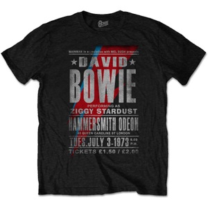 David Bowie, Hammersmith Odeon Tshirt Damen Schwarz L, David Bowie - Hammersmith Odeon TShirt, für Damen, Schwarz, Größe L