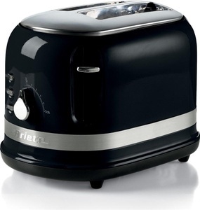 Ariete, ARIETE ARI-149-MOD - Toaster (Schwarz), Ariete, HOME & LIVING, Toaster mit Klemmen - Moderna - Schwarz, Produkte & Wohnen, Household & Kitchen, Küchenkleingeräte, Toaster