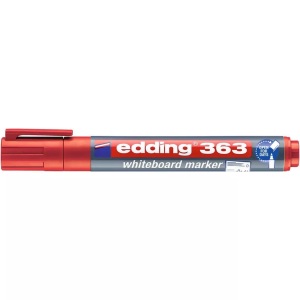 edding, Edding Whiteboardmarker edding 363 Rot 4-363002, Edding 363, Whiteboard Marker, 1-5mm, rot, 363-002