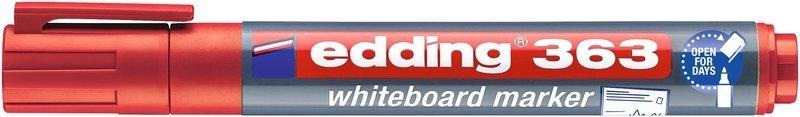 edding, Edding Whiteboardmarker edding 363 Rot 4-363002, Edding 363, Whiteboard Marker, 1-5mm, rot, 363-002