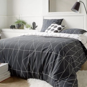 SO'HOME, Bettbezug Shapes aus Baumwolle Bettbezug Shapes aus Baumwolle