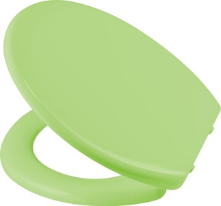 Diaqua, DIAQUA WC - Sitz BARBANA, DiAqua WC-Sitz Barbana Slow Down Grün | 5.7 × 37.5 × 44 cm